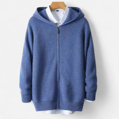 Just-Outlet | Men’s Padded Cardigan – Heritage Hooded Knit