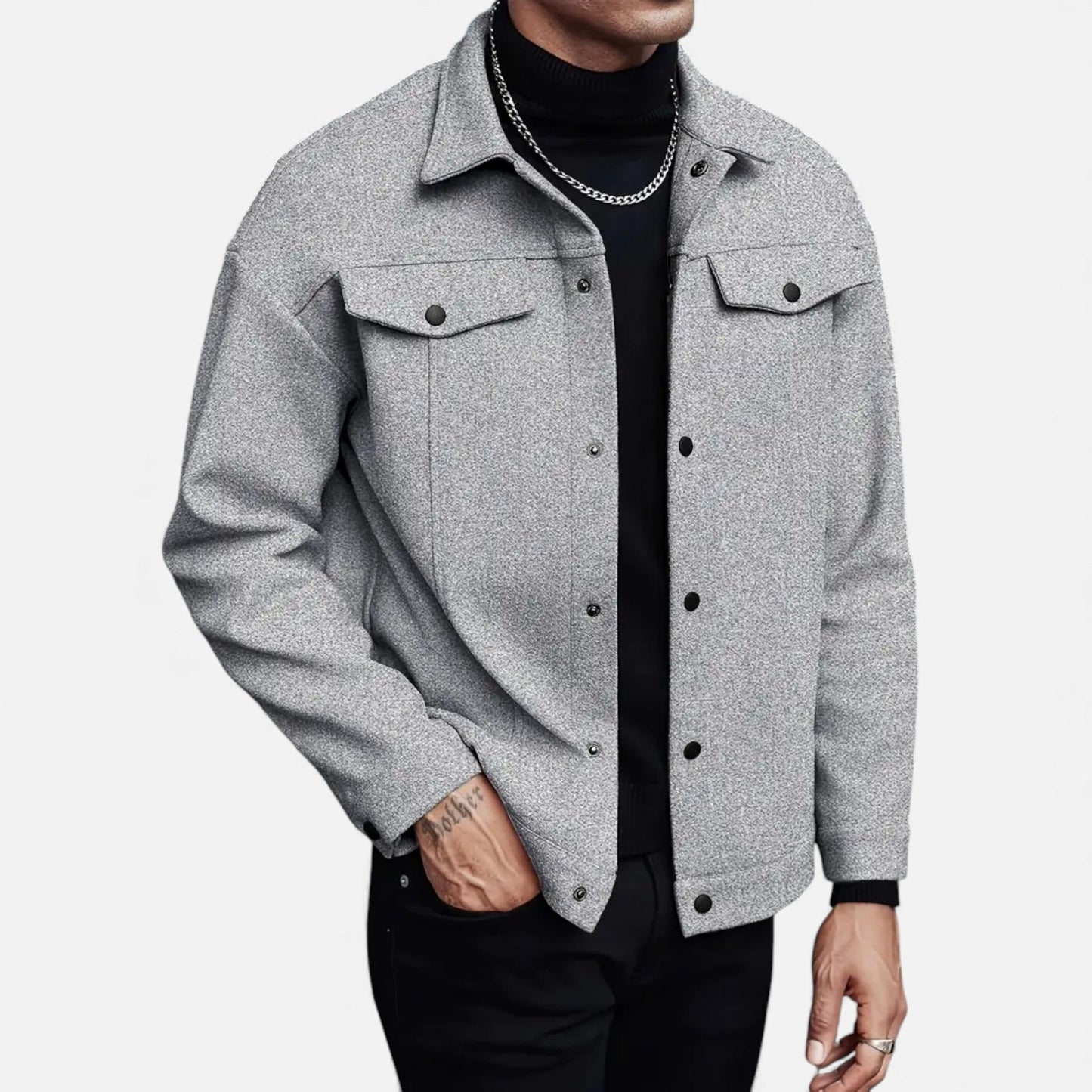 Just-Outlet | Men’s European-Style Casual Jacket – Tailored Elegance for Every Occasion