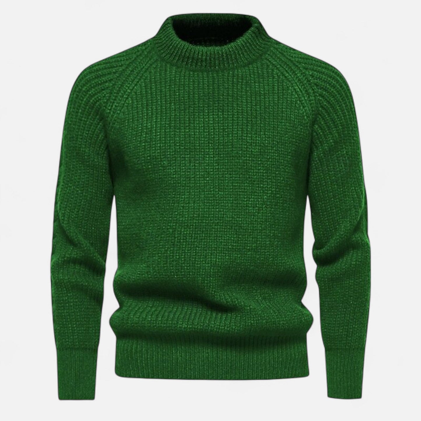 Just-Outlet | Men’s Slim-Fit Sweater – Ribbed Knit Elegance